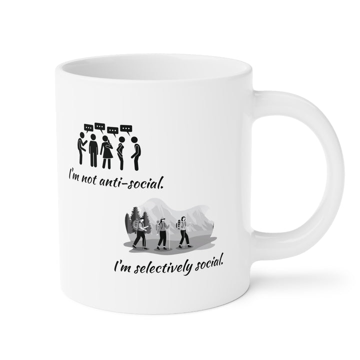 Selectively Social • Introvert Ceramic Mug
