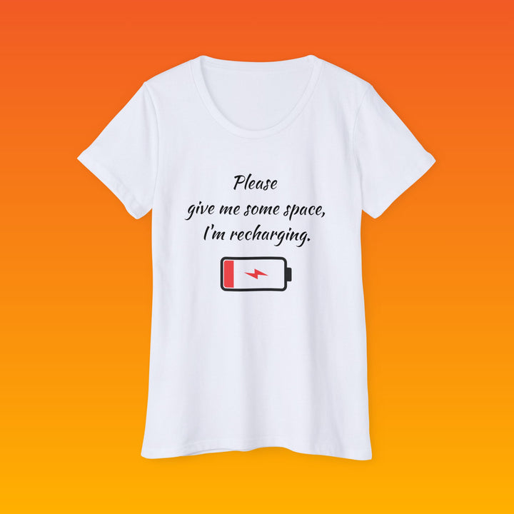 RECHARGING INTROVERT • WOMEN ORGANIC T-SHIRT
