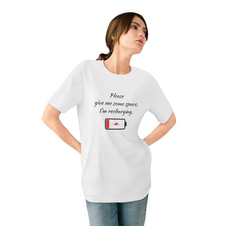 Introvert - Recharging • Men/Unisex Organic Cotton T-Shirt