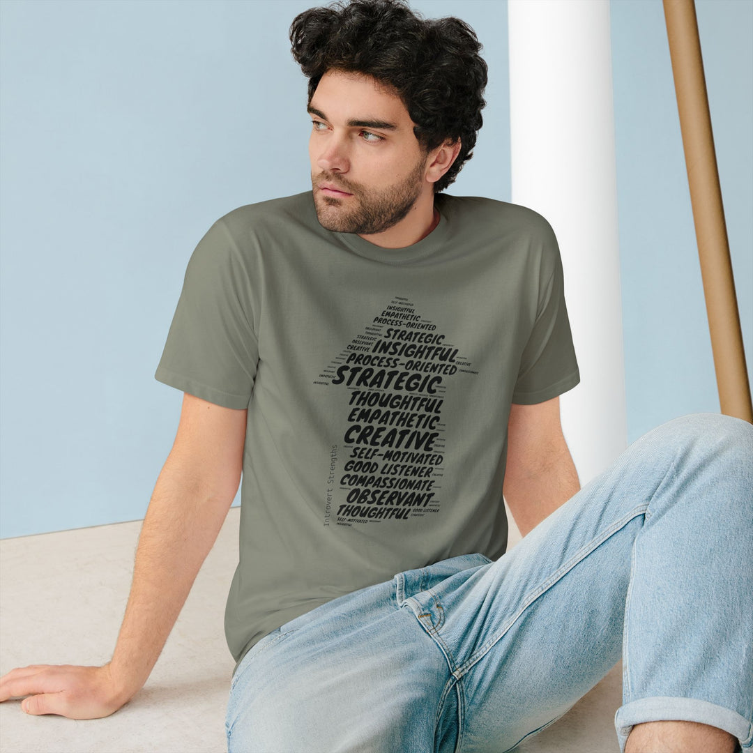 INTROVERT STRENGTHS • MEN/UNISEX ORGANIC Cotton T-SHIRT