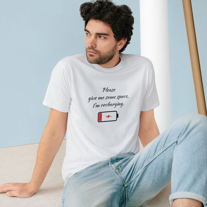 Introvert - Recharging • Men/Unisex Organic Cotton T-Shirt
