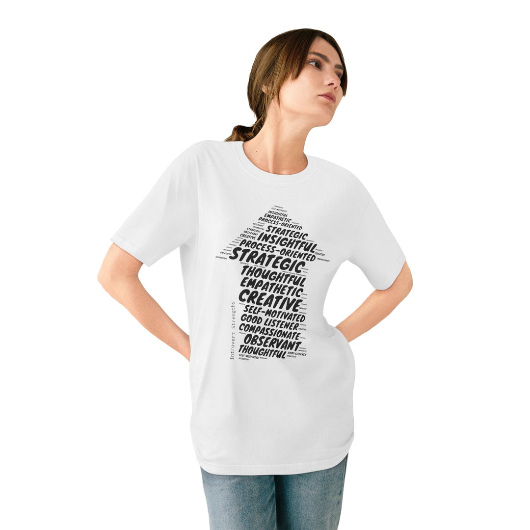 INTROVERT STRENGTHS • MEN/UNISEX ORGANIC Cotton T-SHIRT