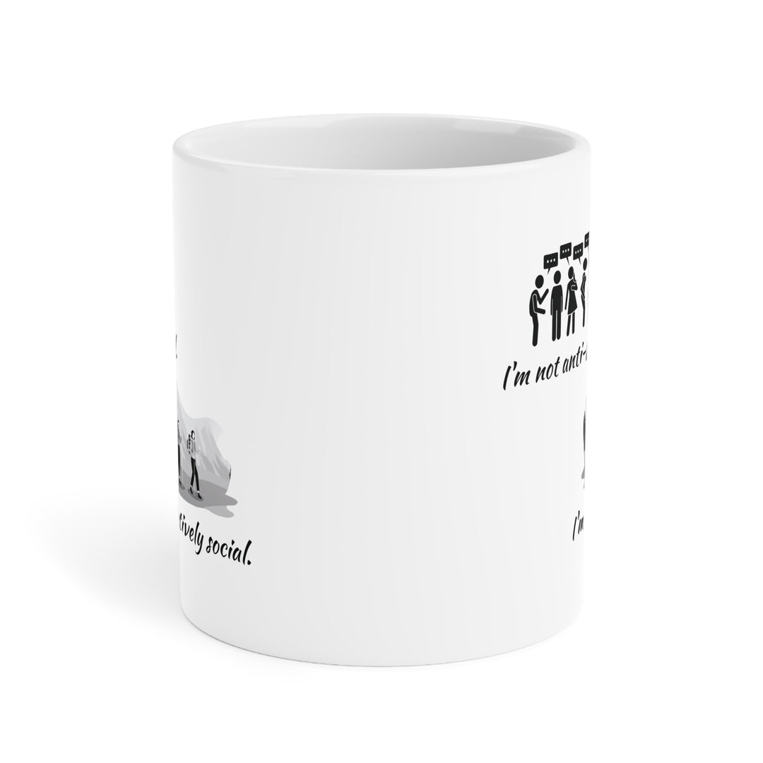 Selectively Social • Introvert Ceramic Mug