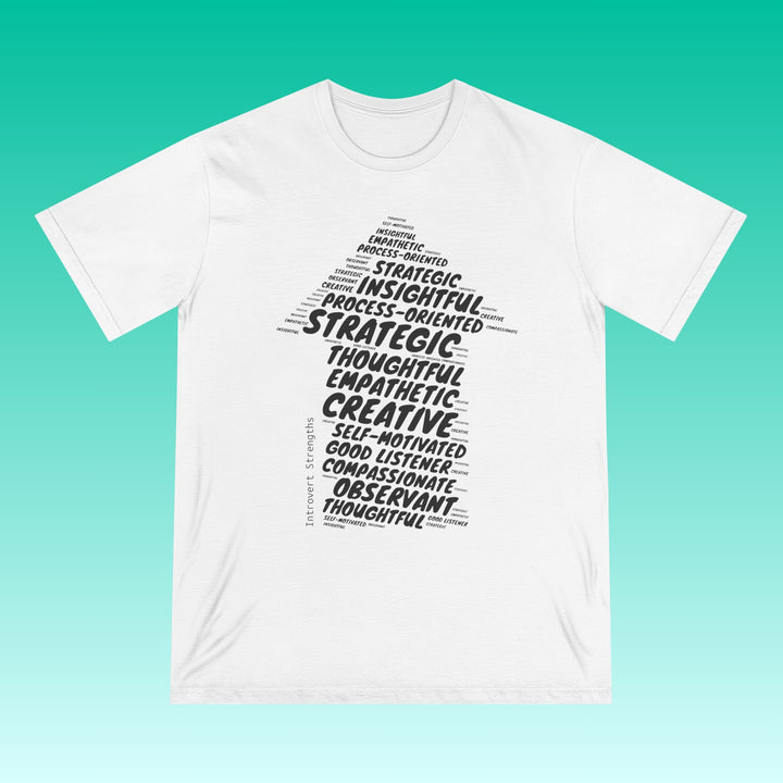 INTROVERT STRENGTHS • MEN/UNISEX ORGANIC Cotton T-SHIRT