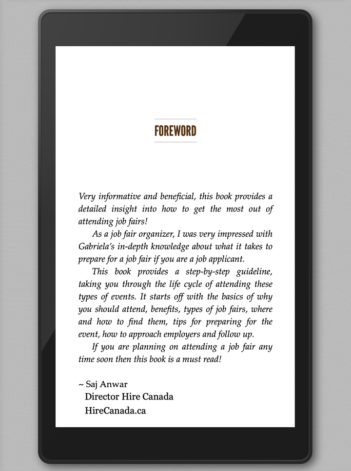 Foreword of ebook Job Fairs: How to Get the Most of Your Participation