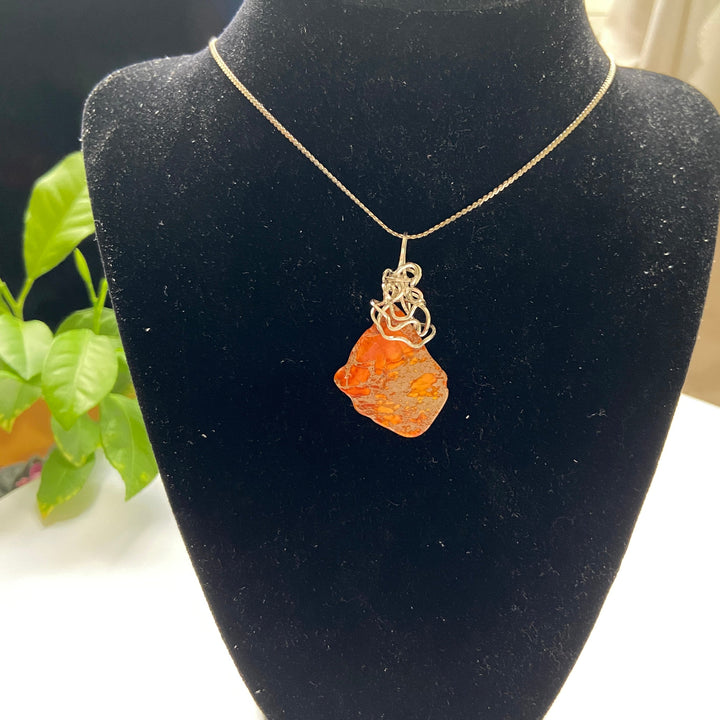 "The Saffron Tide" Pendant