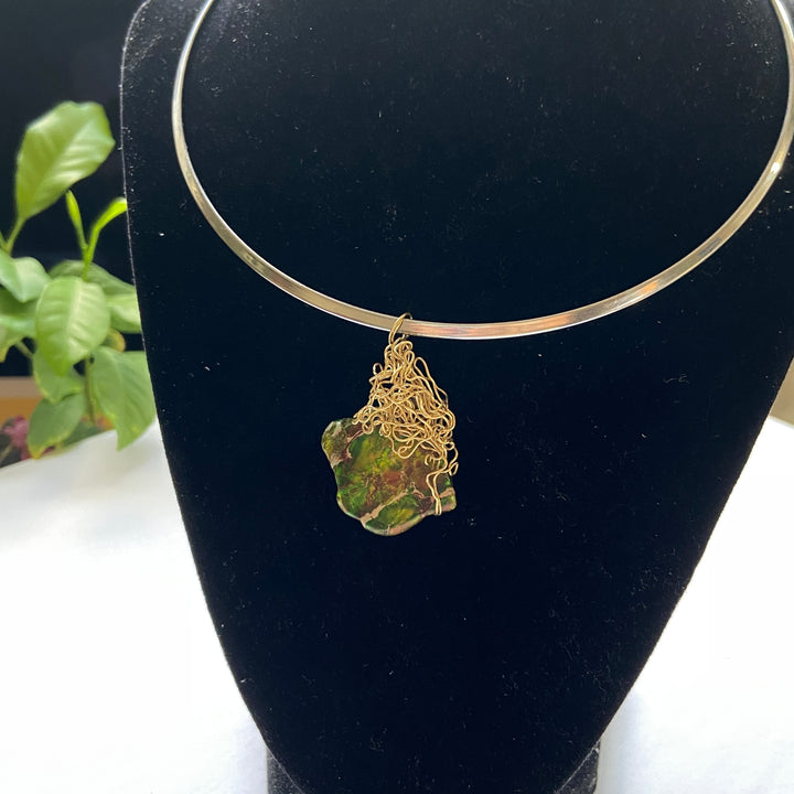 "The Golden Earthy Touch" Pendant