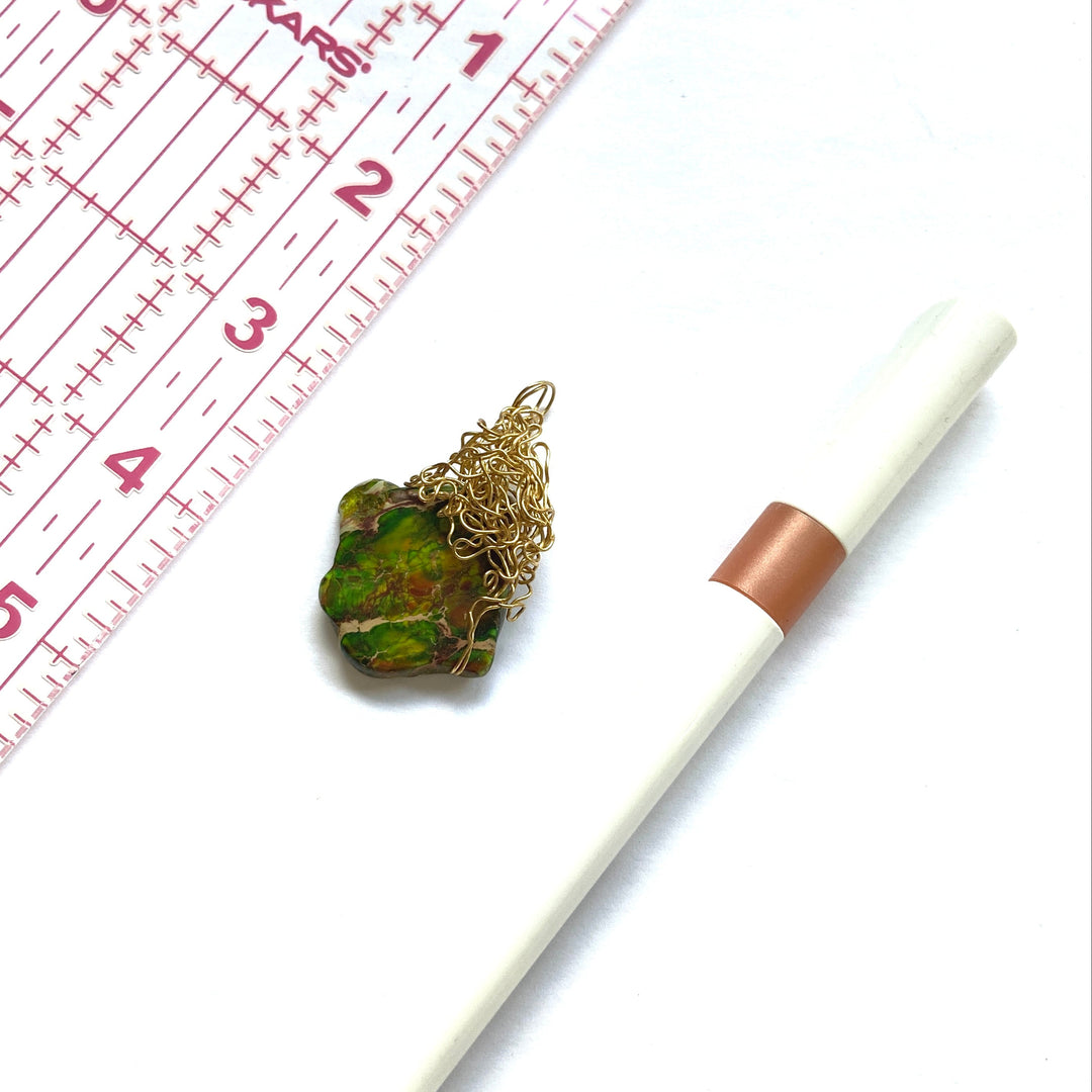 "The Golden Earthy Touch" Pendant