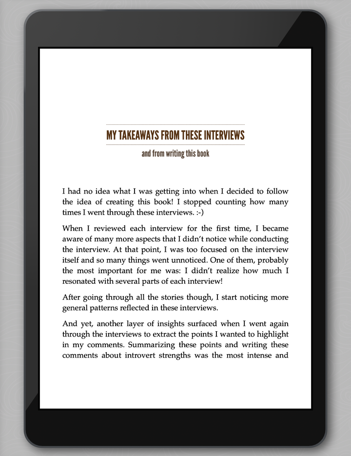  'Quiet Lessons for the Introvert’s Soul' My takeaways chapter