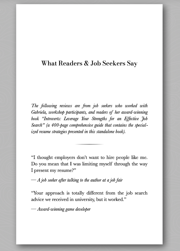 A printed page with the title &