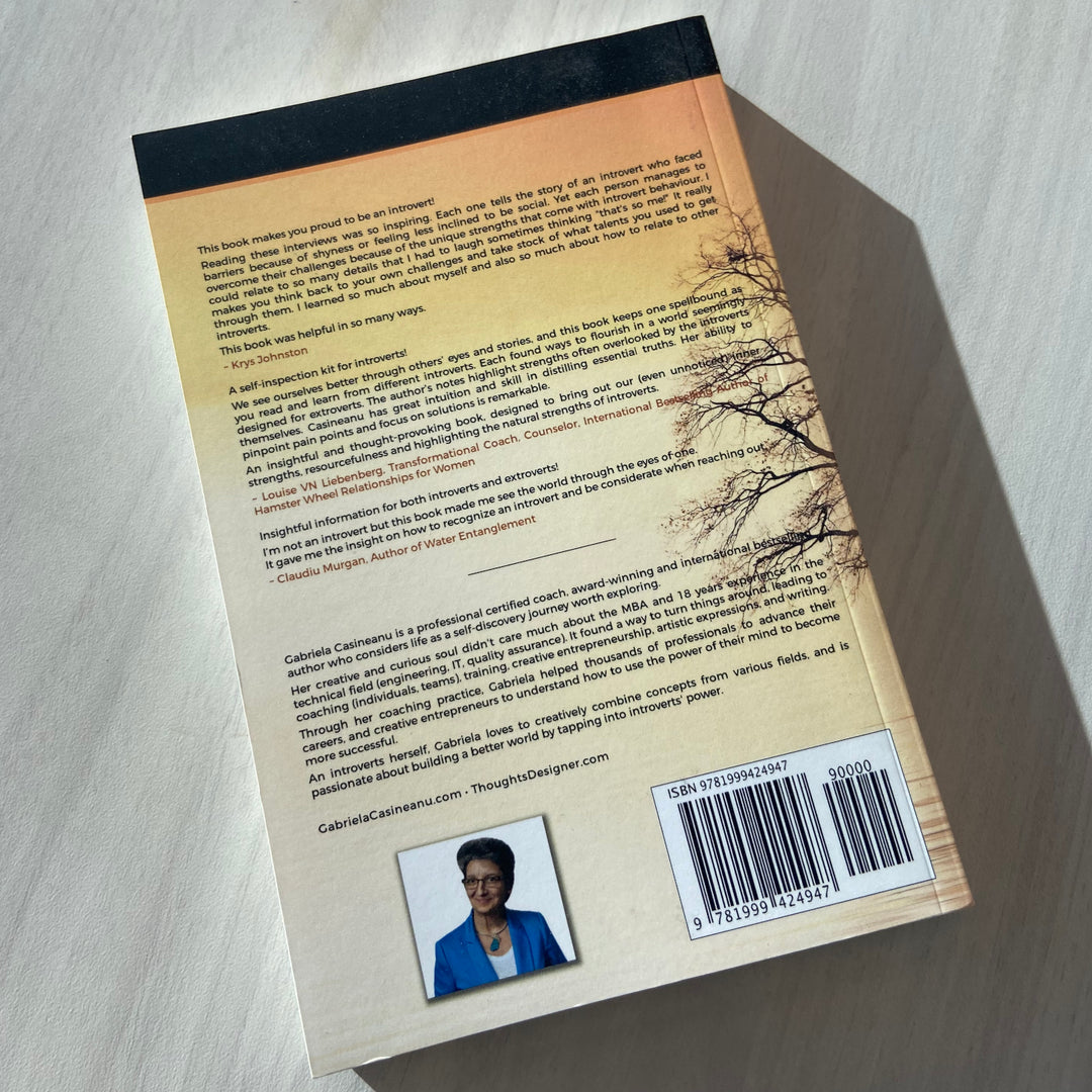 back book cover Quiet Lessons for the Introvert’s Soul on white background