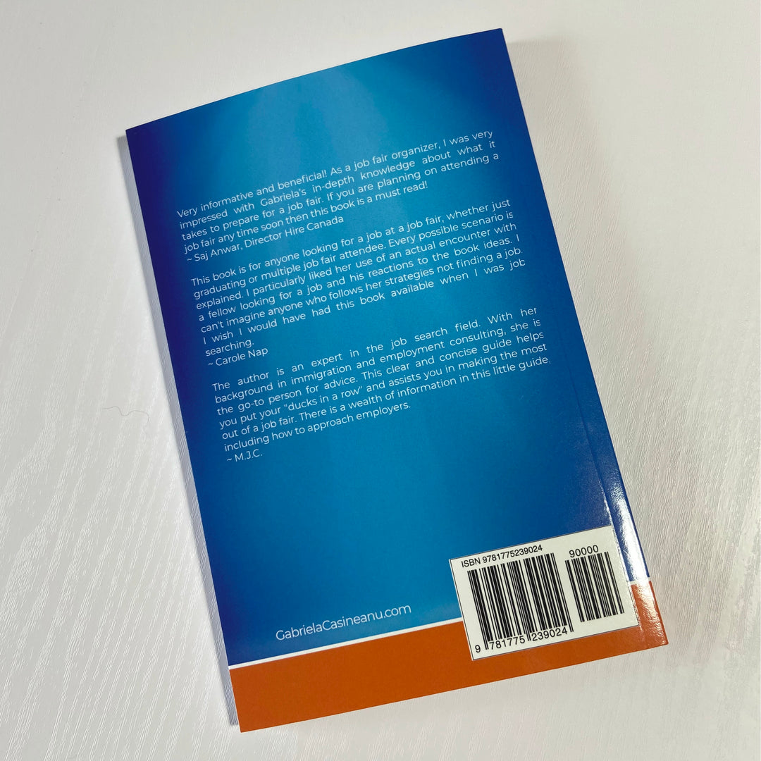 back cover book Job Fairs: How to Get the Most of Your Participation