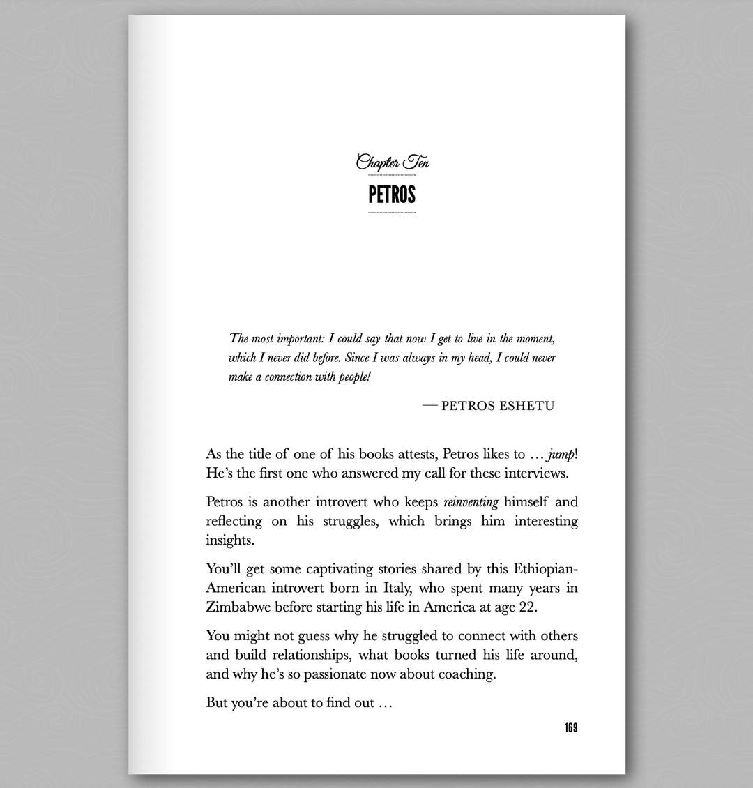 book Quiet Lessons for the Introvert’s Soul Petros chapter 