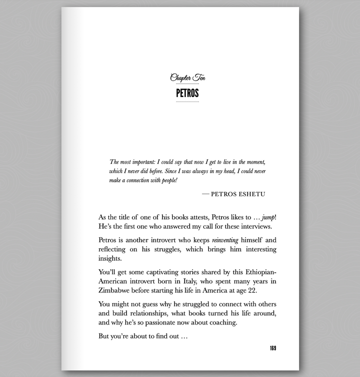 book Quiet Lessons for the Introvert’s Soul Petros chapter 