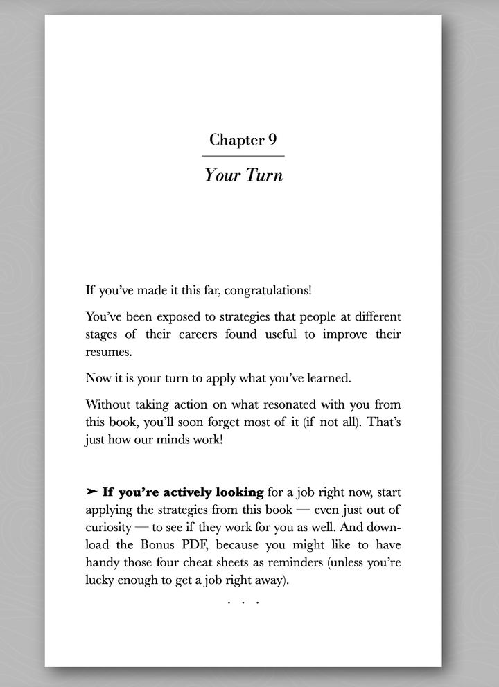 A printed page with the heading &