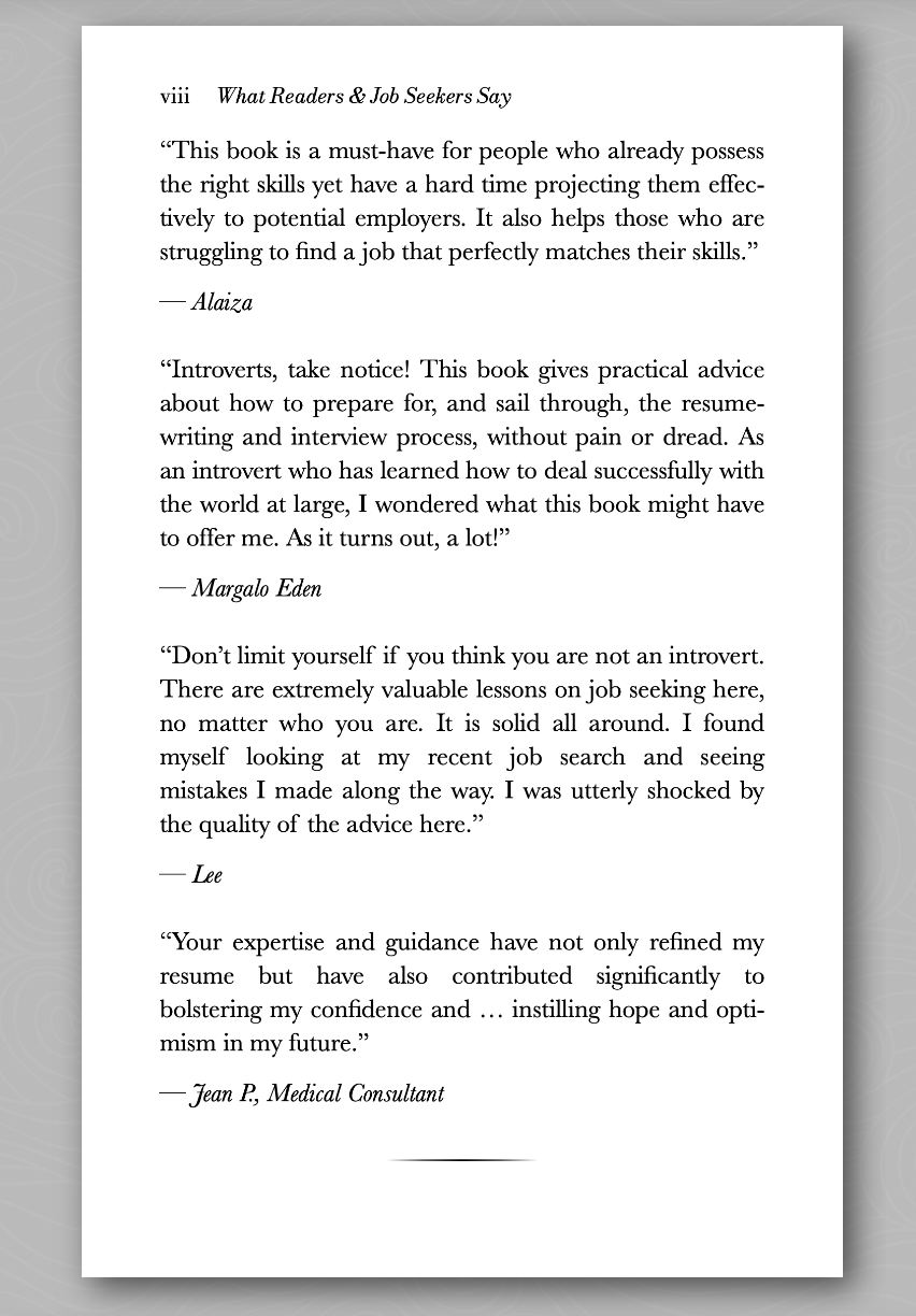 A book review page titled &