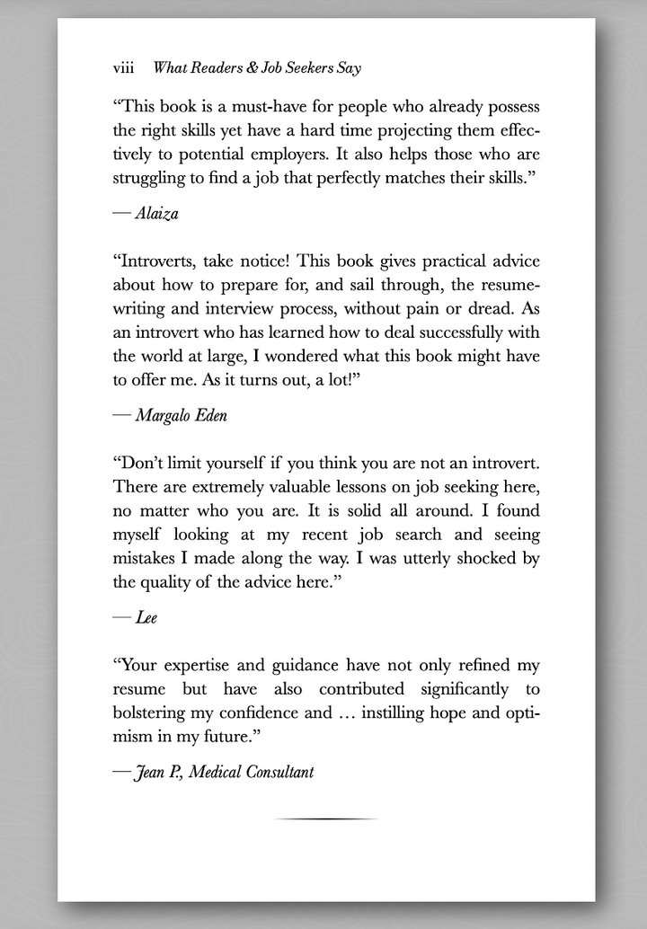 A book review page titled &